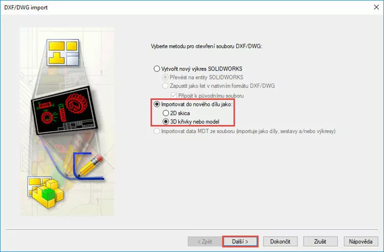 30-SolidWorks-import-DXF-AutoCAD-postup-navod