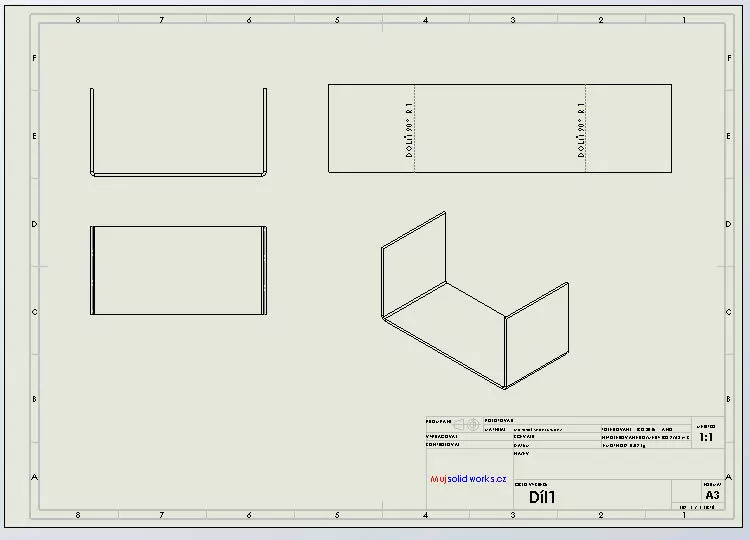 11-SolidWorks-plechove-dily-sheet-metal-konfigurace-vykres