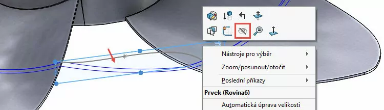 183-SolidWorks-postup-navod-modelani-vetrak-plechove-dily-lopatkove-kolo