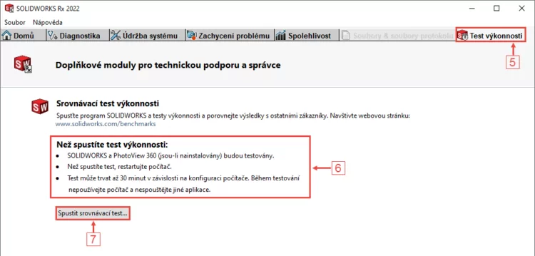 Otestujte si, jak rychle běží SOLIDWORKS na vašem PC - MůjSolidworks.cz